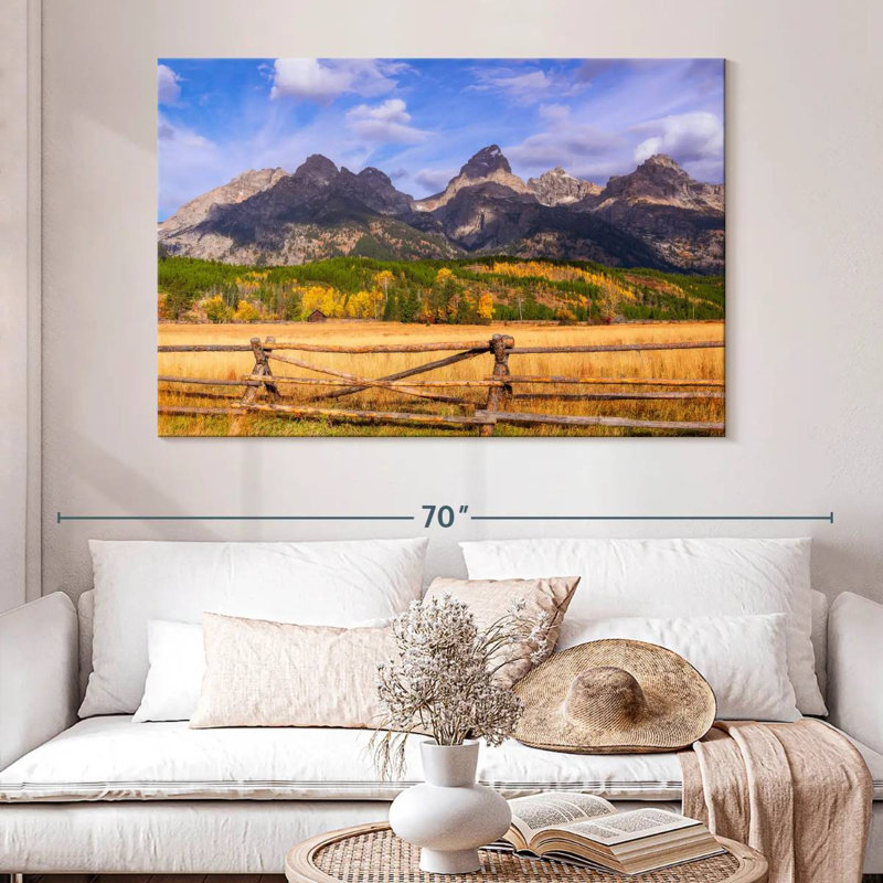 Paysage Alvord Grand Teton, H 34 po x l 51 po