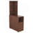 End Table With Drawers, Corner Table With Open Shelves, Tall Side Table For Bedroom And Corner