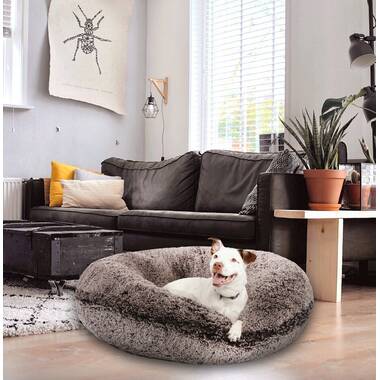 Powhattan PupRug Runner Faux Fur Memory Foam Dog Mat Tucker Murphy Pet Color: Gray, Size: Medium (35 W x 2 D x 50 H)