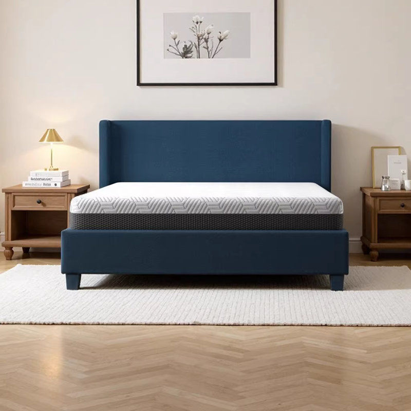 Omne Fria 10 Inch Twin XL Medium Firm Mattress with Cooling Cover - Gel Memory Foam for Hot Sleepers, CertiPUR-US Certified, Mattress-in-a-Box
