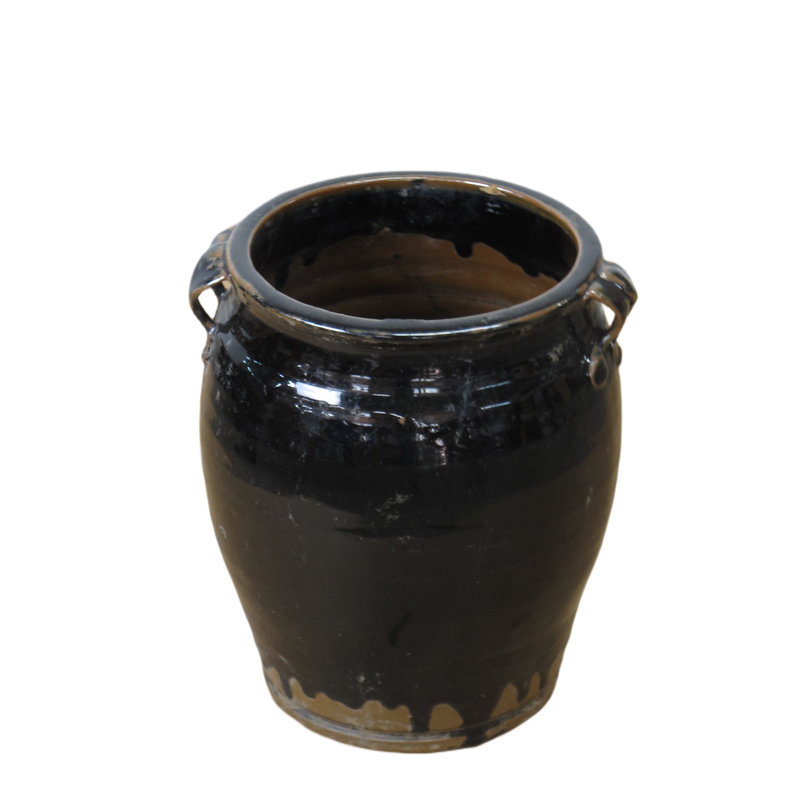 Asian Classic Handmade Earthenware Table Vase