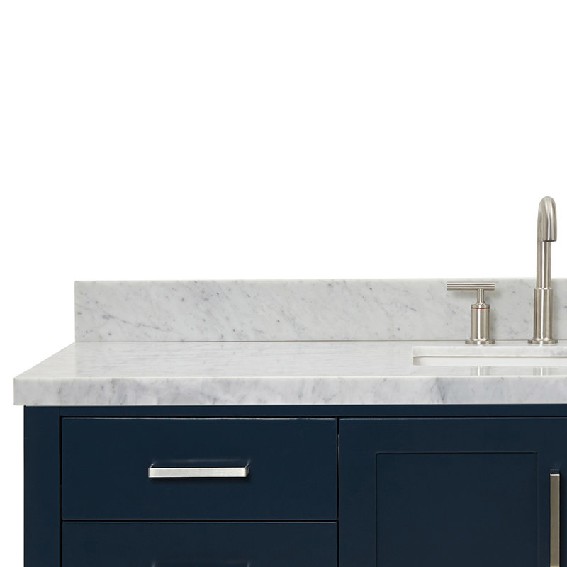 Magnolia Bath Vanity Rectangular Basin S061SCWRV, Midnight Blue, Rectangular