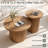 Dulane Rustic Wood Finish Nesting Coffee Table Set-1915423586