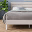 Bellay Upholstered Bed Frame with Channel Tufted Headboard-1295211587-1295211588