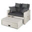 121cm Wide Patio Sofa with Cushions-42115062