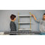 Iker 174cm H x 60cm W Stainless Steel Ladder Bookcase-1598633956