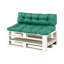 2 Piece Garden Seat/Back Pallet Cushion Set-777540769