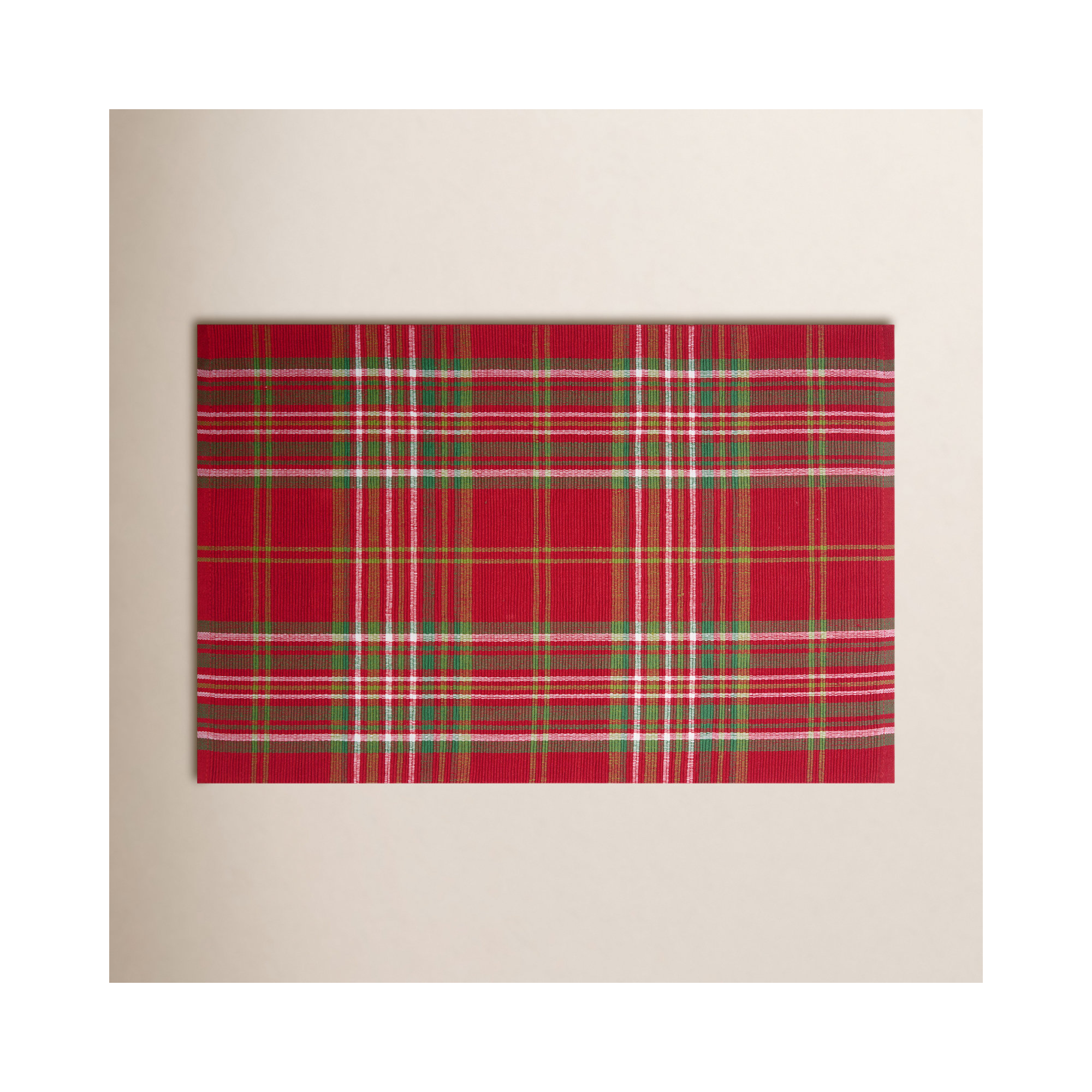 Bluma Plaid Placemat S/6