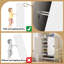 Range-chaussures avec portes, range-chaussures à 6 niveaux avec tablettes réglables, range-chaussures en bois, range-chaussures pour vestibule, couloir, placard, salon