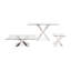 Krystin 160cm Glass Top Console Table