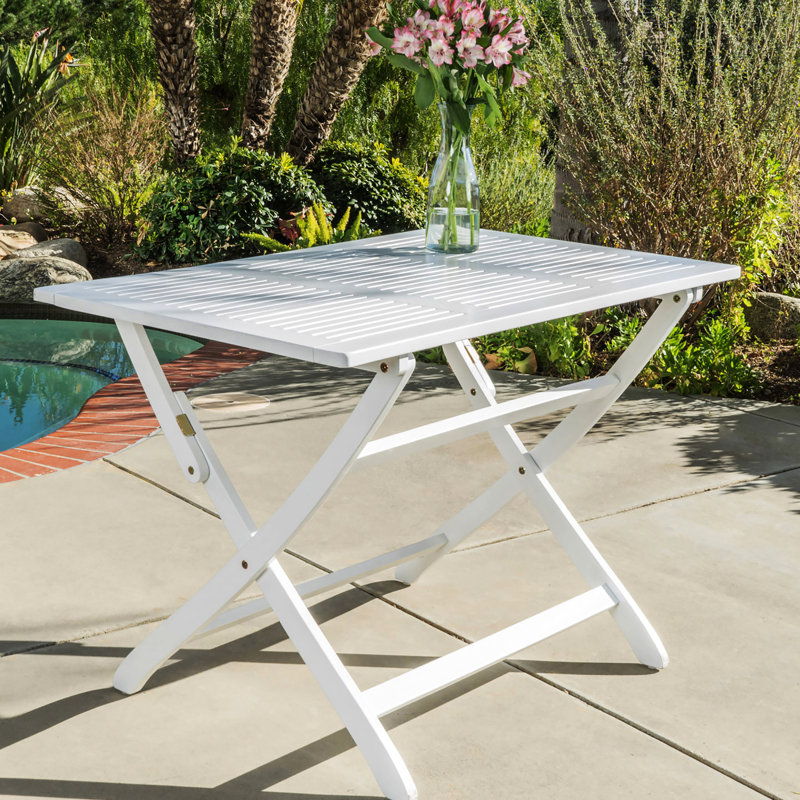 Table d'extérieur 43,5 po - pliante, idéale pour la vie et pour recevoir