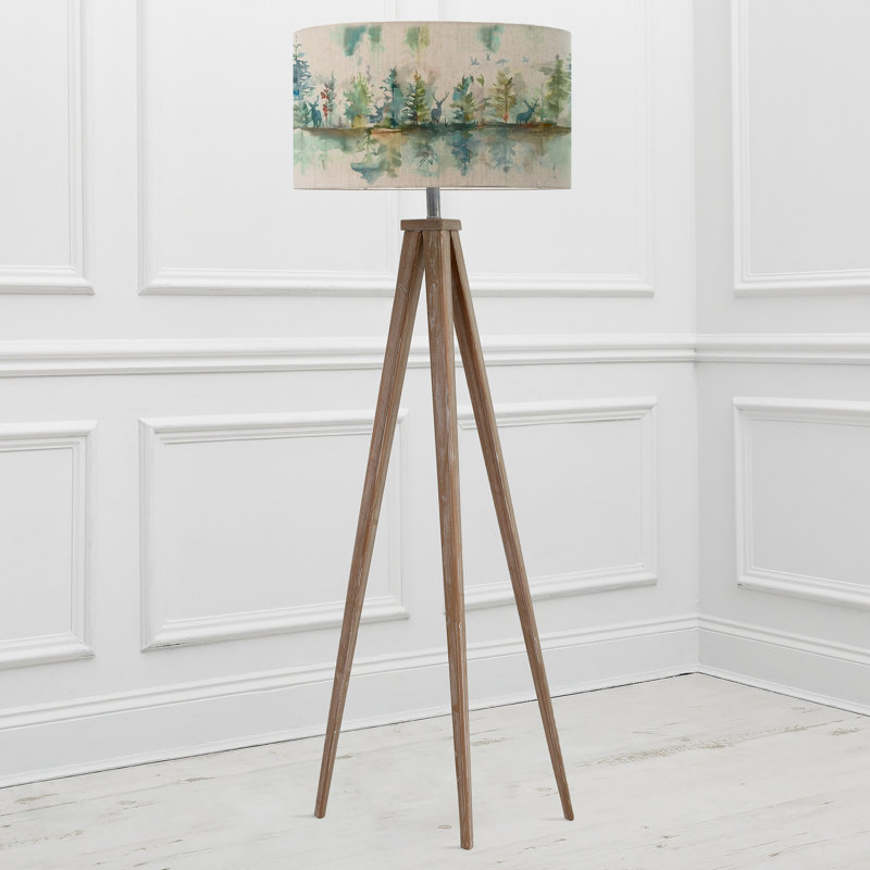 Aratus 158cm Brushed Tripod Floor Lamp