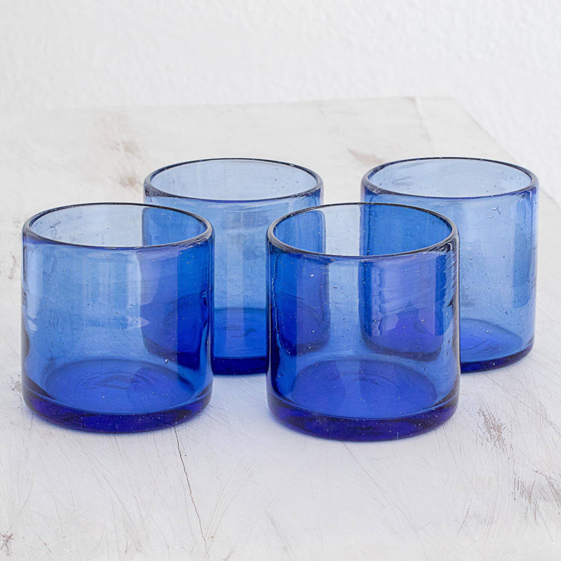 8oz. Handmade Drinking Glass Set