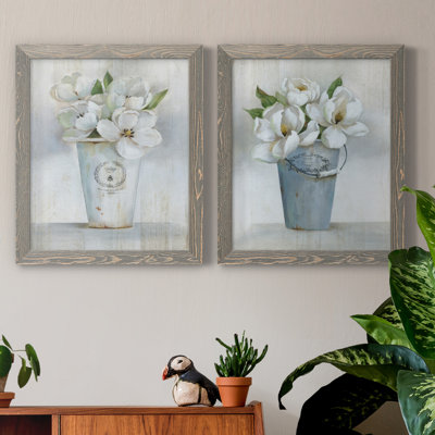 Fleuriste Francais I - ensemble de 2 reproductions d'art