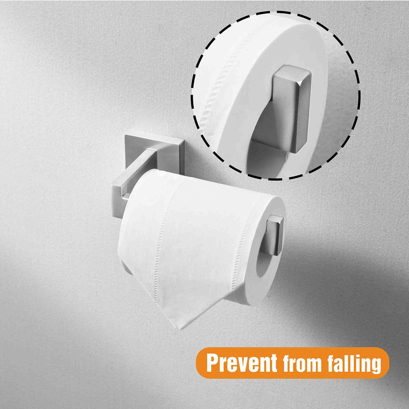 Eckart Wall Mounted Toilet Paper Holder, Brushed Nickel