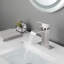 Robinet pour salle de bain, monotrou, robinet en acier inoxydable, nickel brossé et corrosion-125565821