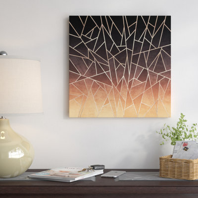 « eclated dégradé », reproduction d’impression sur toile