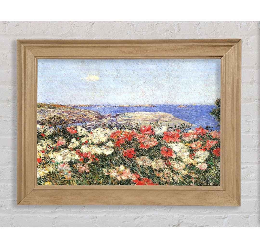 Hassam Poppies On The Isles Of Shoals - Einzelne Bilderrahmen Kunstdrucke