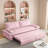 73.2" Queen Pull Out Sofa Bed,3-In-1 Convertible Sleeper Sofa,Multi-Functional Velvet Loveseat Bed-114336059