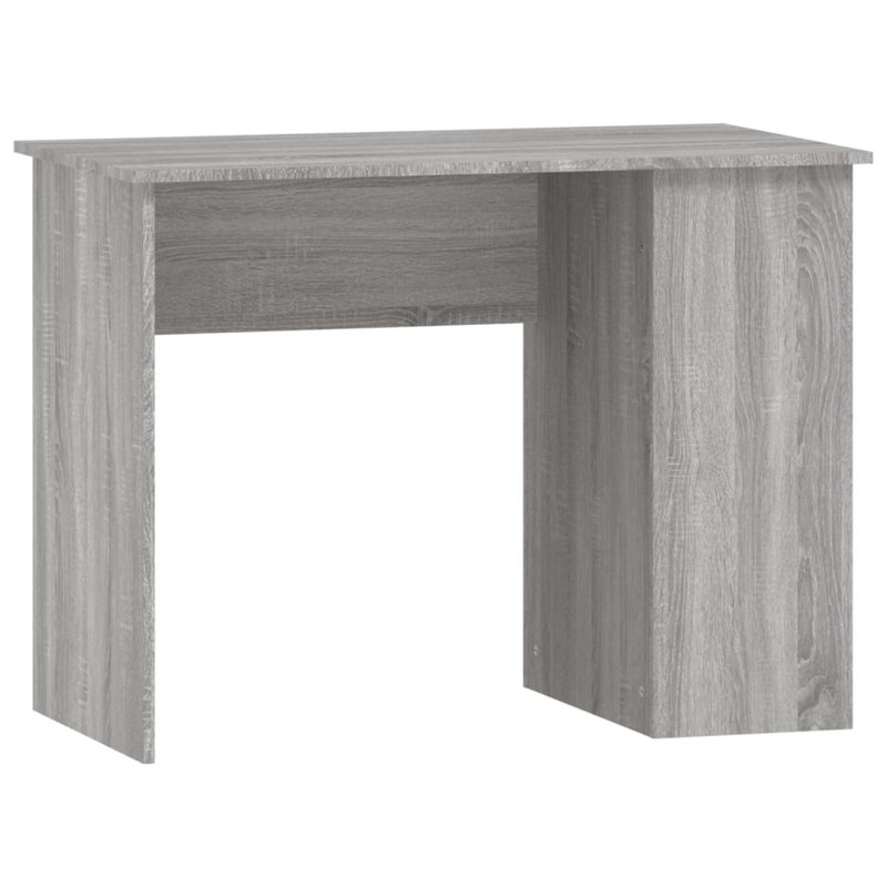 vidaXL Desk Engineered wood Computer Desk, Gray Sonoma