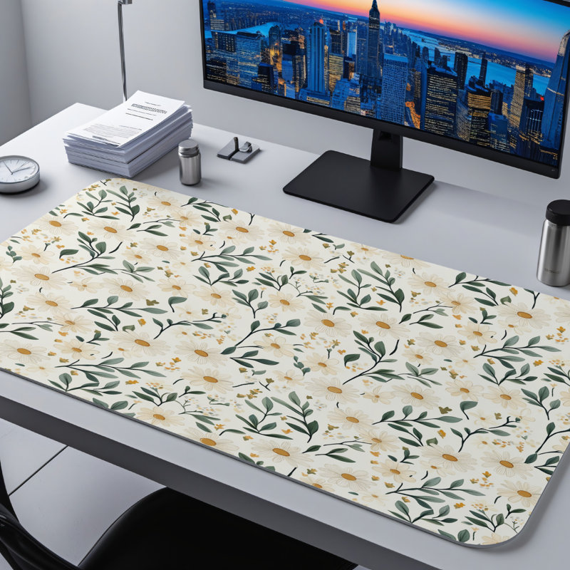 Polyester Desk Pad, 31.5x15.5
