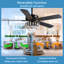 52'' Ceiling Fan with Light Kit