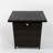 28Inch Wicker Square Fire Pit Table