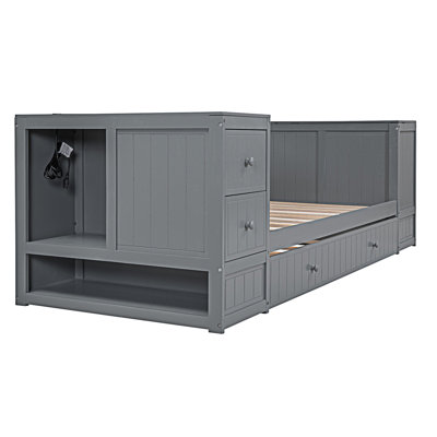 Daybed With Storage Arms