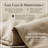 Southshore Fine Linens Vilano Duvet Cover Set, Oversized 110 GSM Microfiber Bedding with Hidden Zipper Closure and 4 Corner Ties, 2 King Pillow Shams, King/California King, Taupe-850210337-850210348