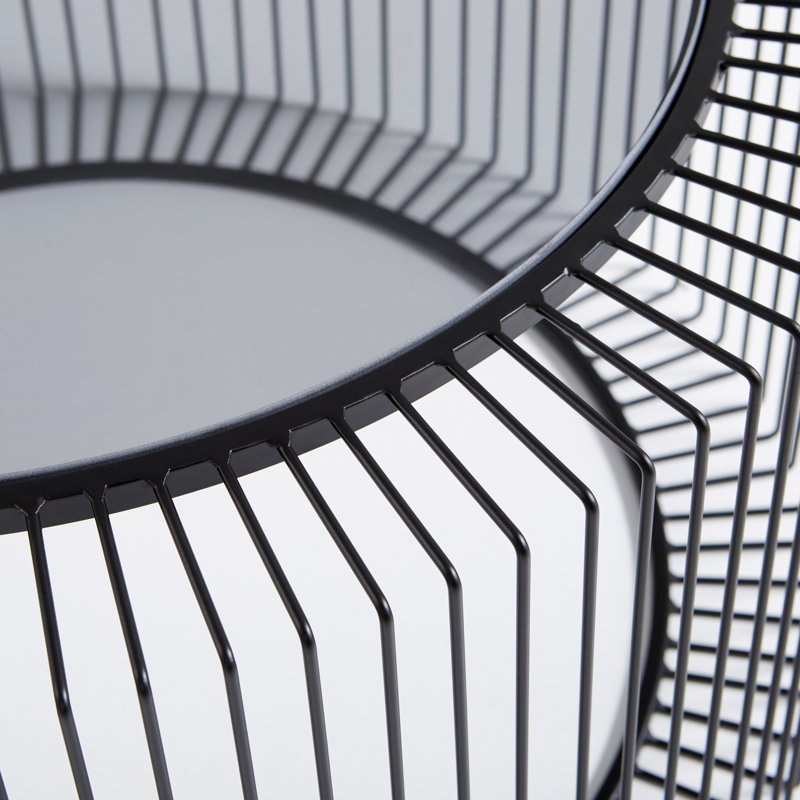 Canasta Glass Top Coffee Table