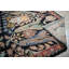 Hand Knotted Wool Floral Area Rug in Black