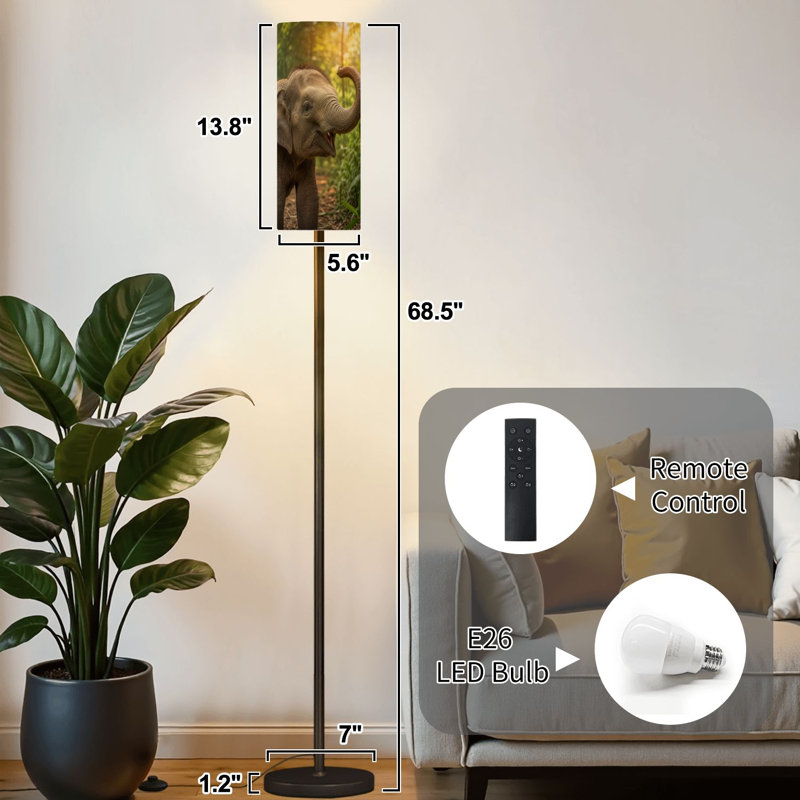 Lampe sur pied Elephant Dimmable Modern