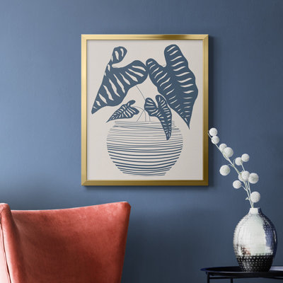 Câblé en toile monochrome de qualité supérieure I - prêt à être accroché