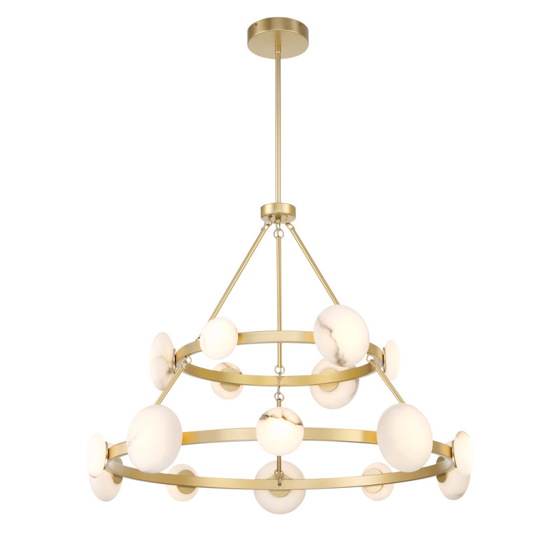 Minka Lavery Zill - Led Chandelier In Lily Gold Finish, 16