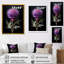 Fleurs de chardon noir II - chardon, art mural-990413371-990413368