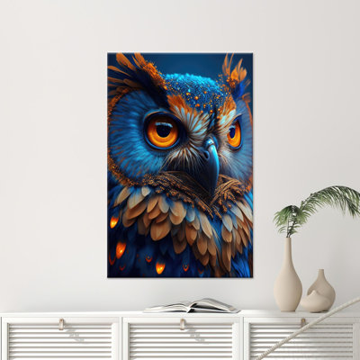 Décoration moderne sur toile imprimée: art animalier élégant pour la maison et le bureau, 1P or encadré