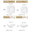 24 Pcs Porcelain Dinnerware Set, White Plate With Sliver Border, Service For 6 Person, Dinner Plate, Dessert Plate, Soup Plate And Bowl Set-695998858