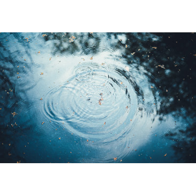 Rippled Water Surface - Wrapped Canvas Print