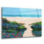 Art mural en verre acrylique épique «Smooth Coasting» par Dorothy Holmes Mohler, 36 po x 24 po-1674002726