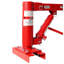 Camion-grue en acier avec pompe hydraulique manuelle, capacité de 1000 lb, rouge