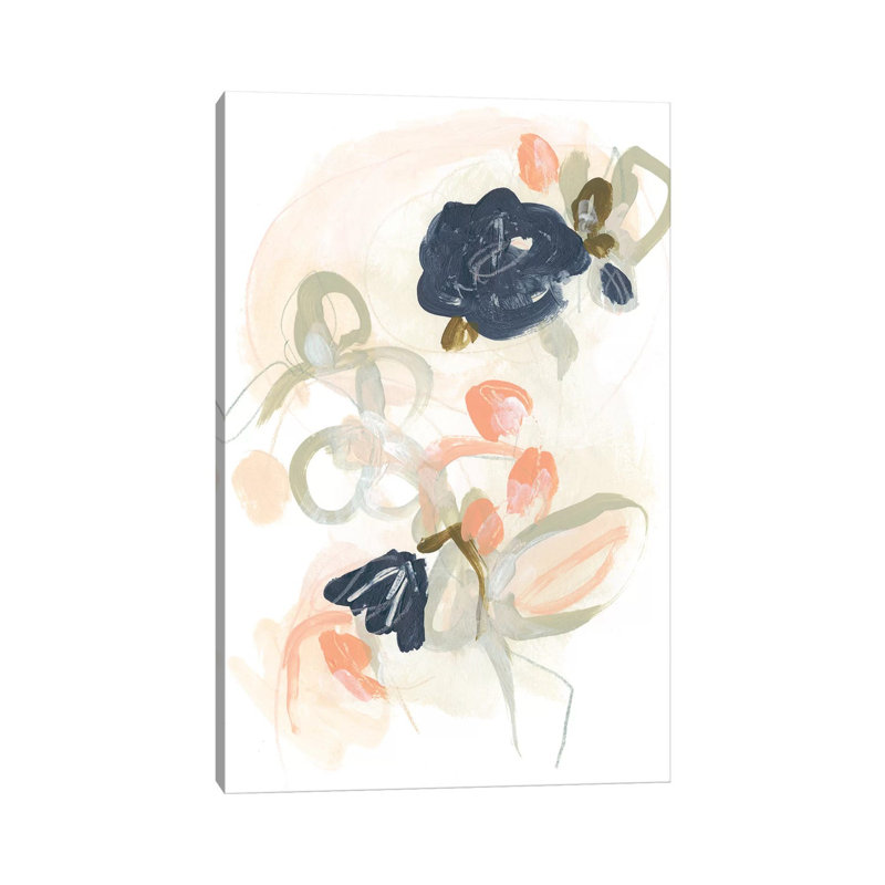 Posy Projection by June Erica Vess - Wrapped Canvas Gallery-Wrapped Canvas Giclée, 66.04 cm H x 45.72 cm W