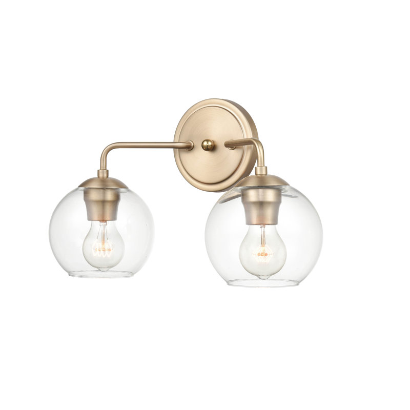 Éclairage pour meuble-lavabo moderne à 2 lumières à intensité variable Melynda