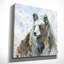 «Black Bear on Blue» par Carol Robinson, reproduction d'art sur toile tendue-306675537