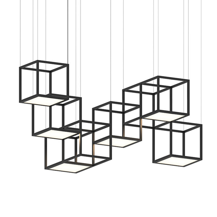 Cubix 12 - Light LED Chandelier