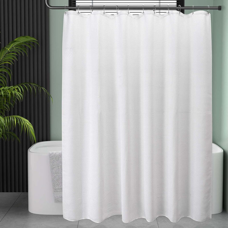 Rideau de douche Luxury Waffle Weave