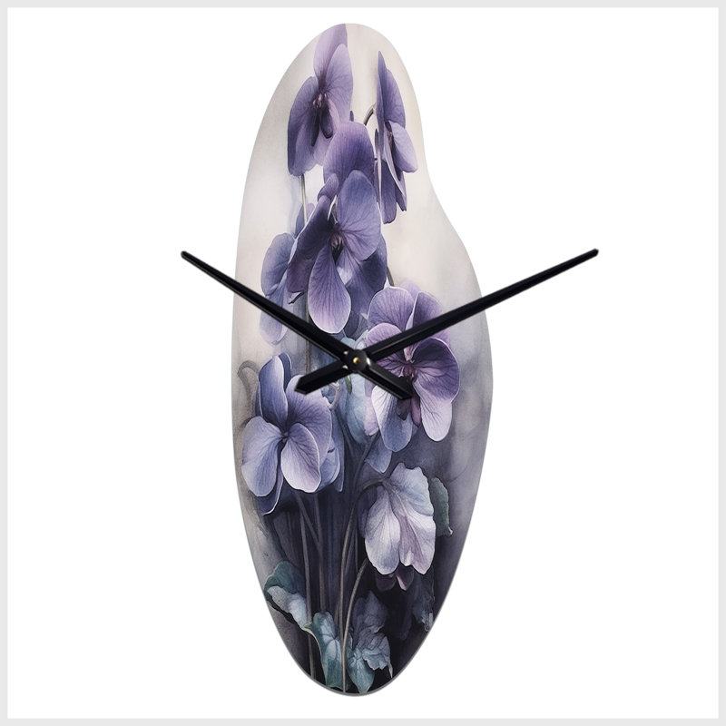 Horloge murale incurvée par Violet, Grand