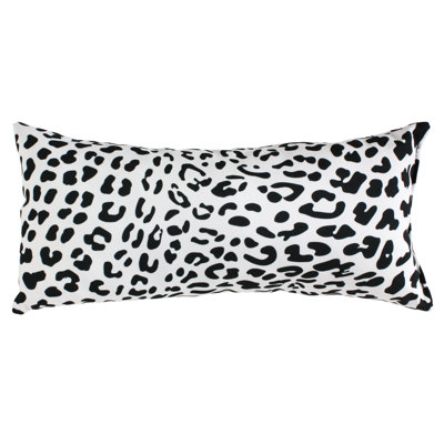 Housse de coussin rectangulaire en polyester 