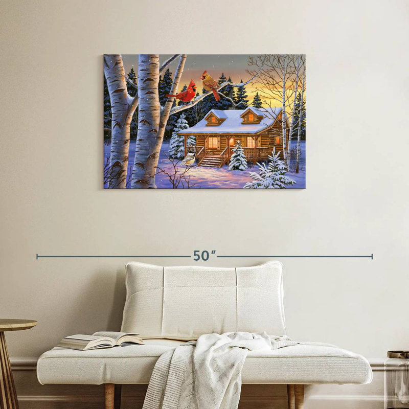 Lilie Rustic Retreat, 24" H x 36" W