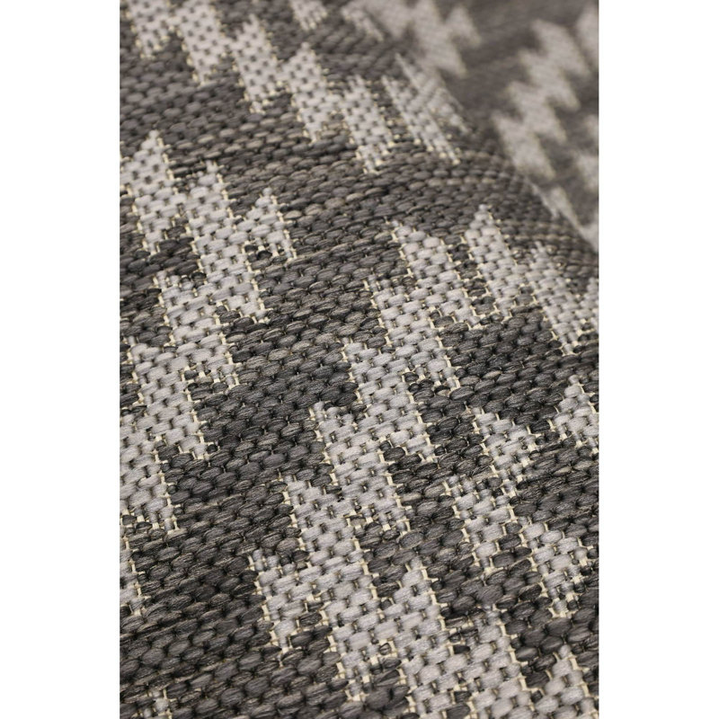 Brookmont Rectangle Geometric Dhurrie Indoor / Outdoor, Rectangle 120 x 170 cm