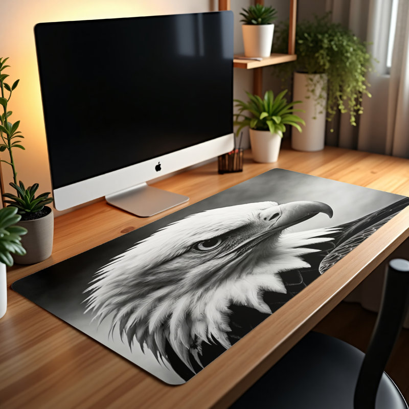 Polyester Desk Pad, 14.4x12.1